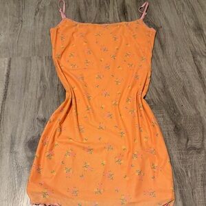 Princess Polly Orange Floral Mini Dress